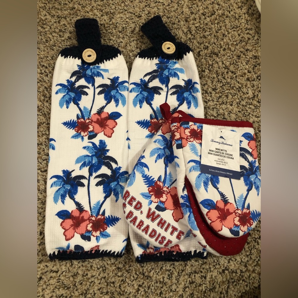 Palm Trees Kitchen Set